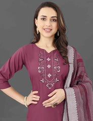 Fully Stiched Kurta and Pant & Dupatta Set - Mohini